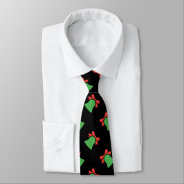 Corbata Navidades negros murmuran patrón sin foco