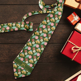 Corbata Navidades nostálgicos Novedad Iniciales Tradiciona