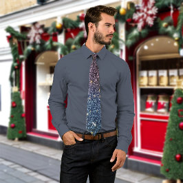 Corbata Navidades Ombre Purpurina Dazzling Personalizado M