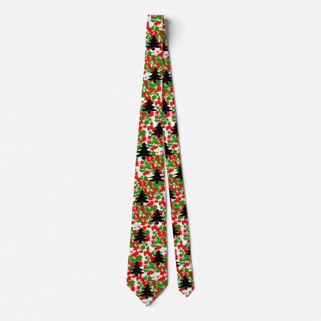 Corbata Navidades Paint Splatter Tie (Anverso)
