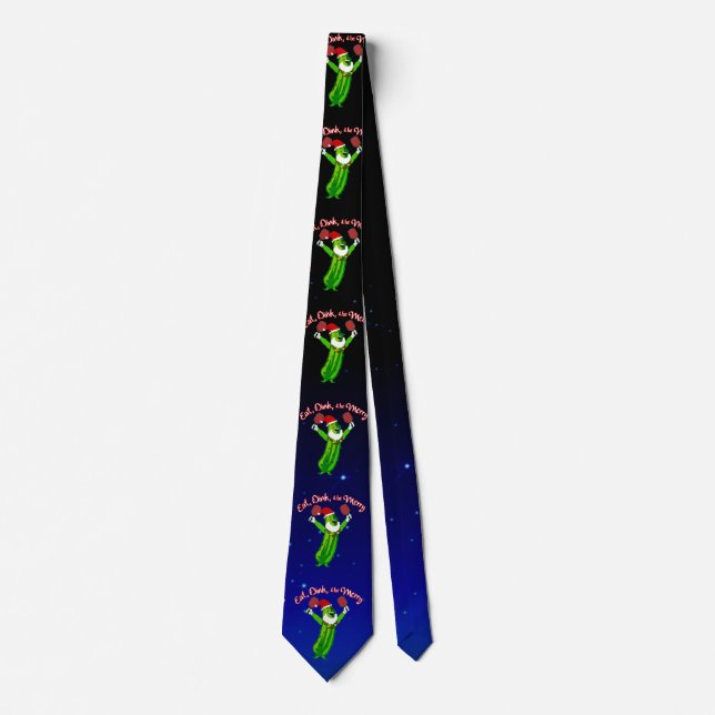 Corbata Navidades Pickleball Santa Hat Pickle (Anverso)