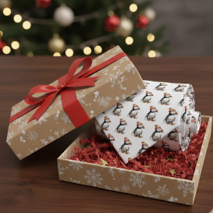 Corbata Navidades Puffin