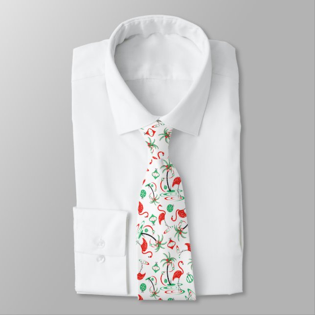 Corbata Navidades rojos Flamingo Multi tie (Atado)
