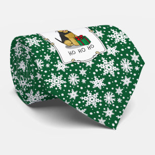 Corbata Navidades Santa Claus Gorra Welsh Terrier Dog Cute
