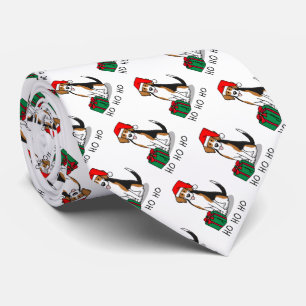Corbata Navidades Santa Hat Beagle (triple color 3) Dog Cu