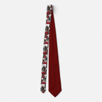 Corbata Navidades Santa Saint Bernard Neck Tie
