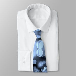 Corbata Navidades Silvery Blue Snowflakes