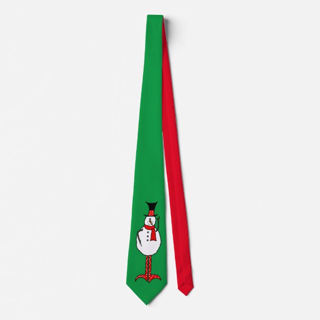 Corbata Navidades Snowman (Anverso)
