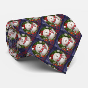 Corbata Navidades Snowmen