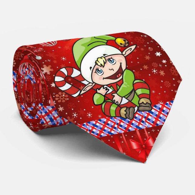 Corbata Navidades Tie, Elf (Enrollado)