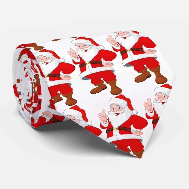 Corbata Navidades Tie/Santa (Enrollado)