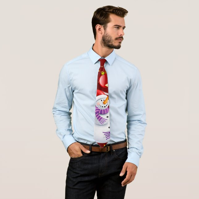 Corbata Navidades Tie, Snowman (In situ)
