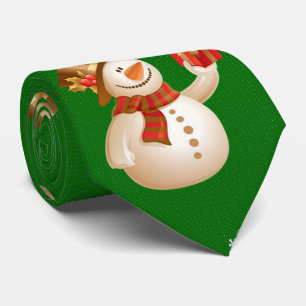 Corbata Navidades Tie, Snowman
