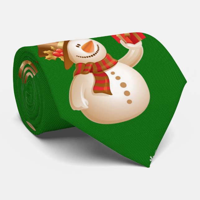 Corbata Navidades Tie, Snowman (Enrollado)