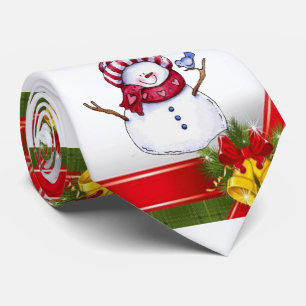 Corbata Navidades Tie, Snowman
