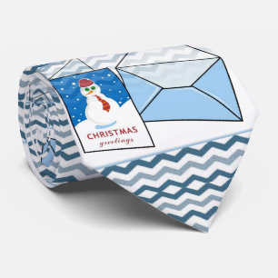 Corbata Navidades Tie, Snowman