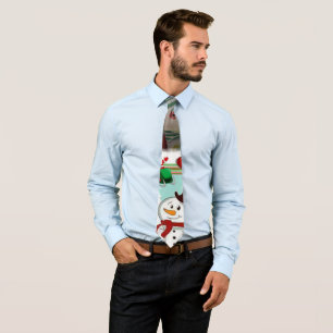 Corbata Navidades Tie, Snowman