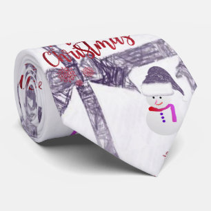Corbata Navidades Tie, Snowman
