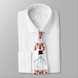 Corbata Navidades Tie, Snowman