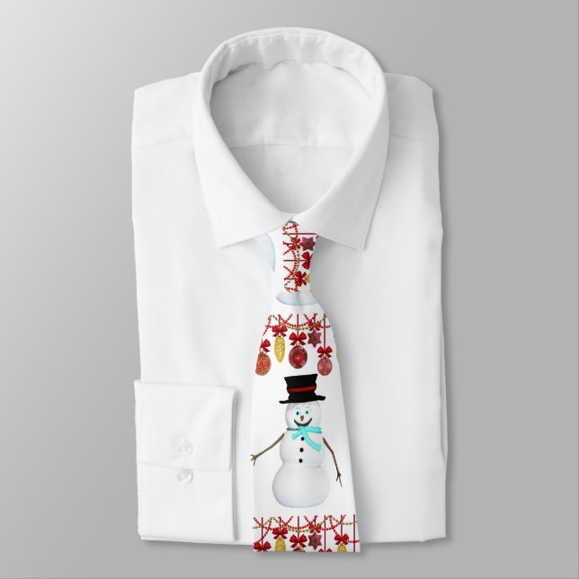Corbata Navidades Tie, Snowman (Atado)