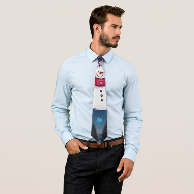 Corbata Navidades Tie, Snowman (In situ)