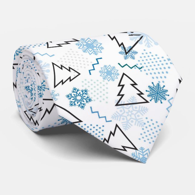 Corbata Navidades Y Ataque De Cuello De Año Nuevo (Enrollado)