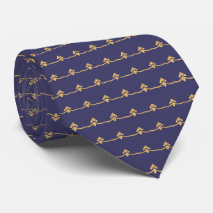 Corbata Navy y Yolk Yellow