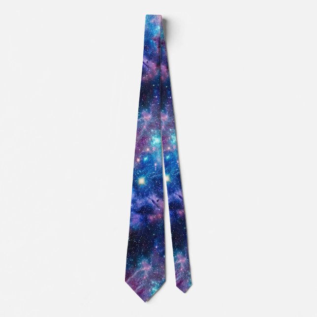 Corbata Nebulosa Galaxia Espacial Cósmica (Anverso)