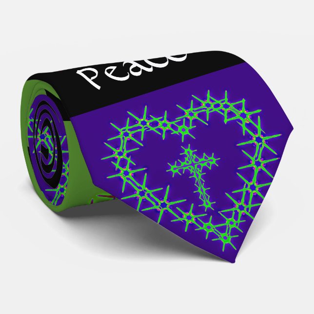 CORBATA NECK TIE DE PAZ MUNDIAL (Enrollado)