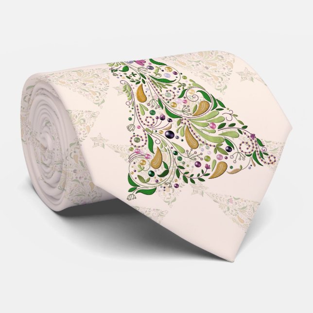 Corbata Necktie - Árbol toscano dos (Enrollado)