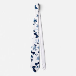 Corbata Necktie, Boda floral azul
