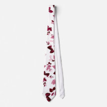 Necktie, Boda floral de Borgoña