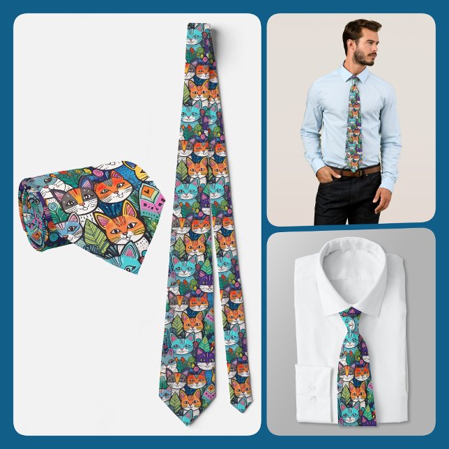 Corbata NECKTIE - Cats, Cats, and More Cats (Subido por el creador)