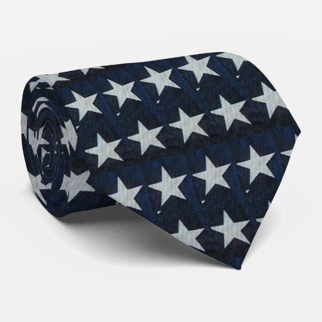 Corbata Necktie con bandera de Estados Unidos (Enrollado)