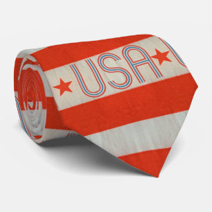 Corbata Necktie con bandera de Estados Unidos