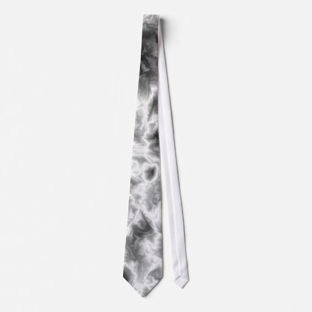 Corbata Necktie con efecto de humo negro (Anverso)