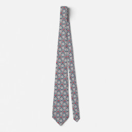 Corbata Necktie de diseño de Átomos rojos
