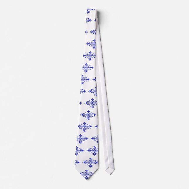 Corbata necktie de diseño delfts (Anverso)