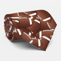 Necktie de impresión de fútbol