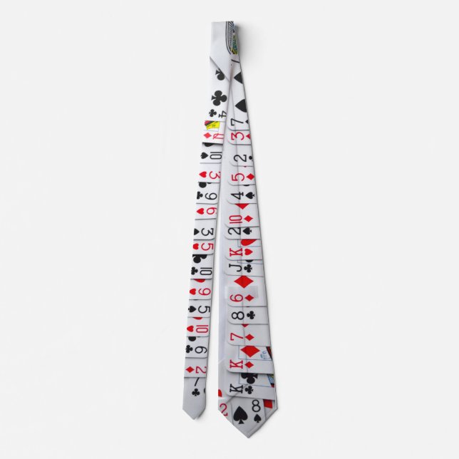 Corbata Necktie de la tarjeta de juego