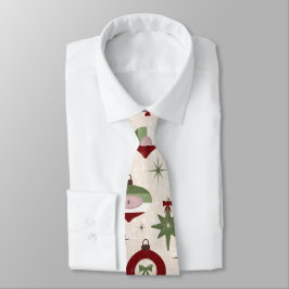 Corbata Necktie de los adornos navideños