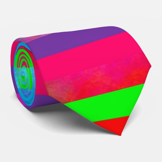 CORBATA NECKTIE DE LOS HOMBRES DE RAINBOW (Enrollado)