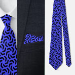 Corbata Necktie de patrón geométrico cútrico colorido<br><div class="desc">Necktie de patrón geométrico cútrico colorido.</div>