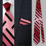 Corbata Necktie de patrón geométrico cútrico colorido<br><div class="desc">Necktie de patrón geométrico cútrico colorido.</div>