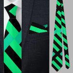 Corbata Necktie de patrón geométrico cútrico colorido<br><div class="desc">Necktie de patrón geométrico cútrico colorido.</div>