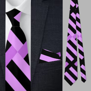Corbata Necktie de patrón geométrico cútrico colorido