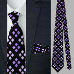 Corbata Necktie de patrón geométrico cútrico colorido<br><div class="desc">Necktie de patrón geométrico cútrico colorido.</div>