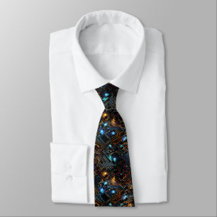 Corbata Necktie del circuito electrónico