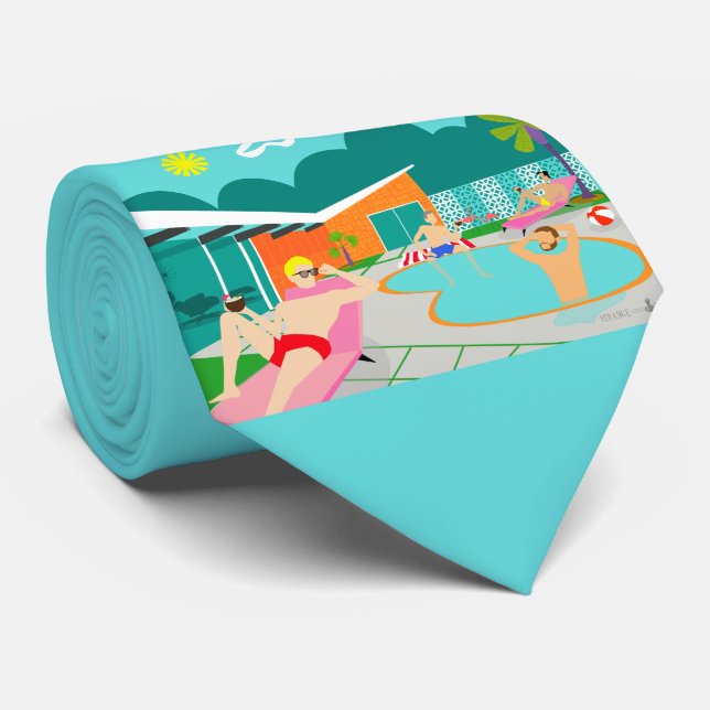 Corbata Necktie, Fiesta del grupo gay retro (Enrollado)