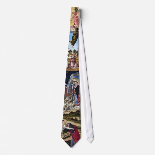 Corbata Necktie: Natividad mística de Sandro Botticelli (Anverso)